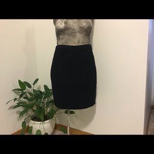 St John Basic Knit Pencil Skirt Black Sz 12